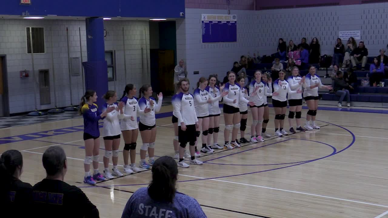 WHS Girls Varsity Volleyball - Wareham vs Bristol - 11-4-24