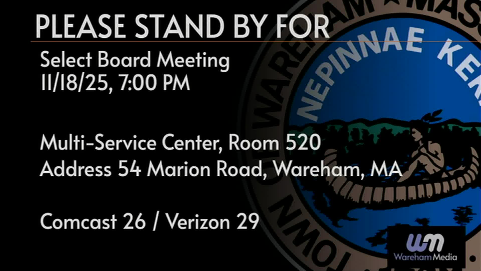 Select Board 11-18-25