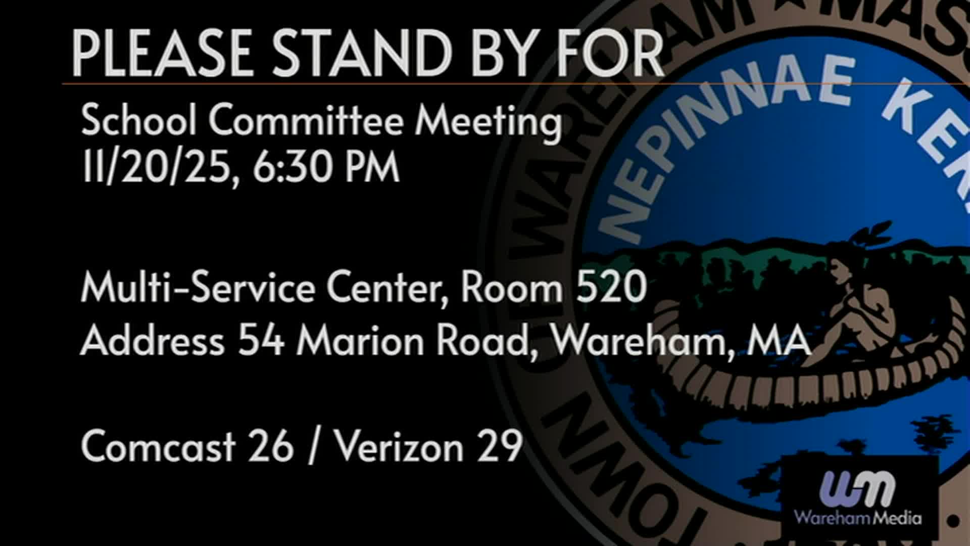 School Committee 11-20-25