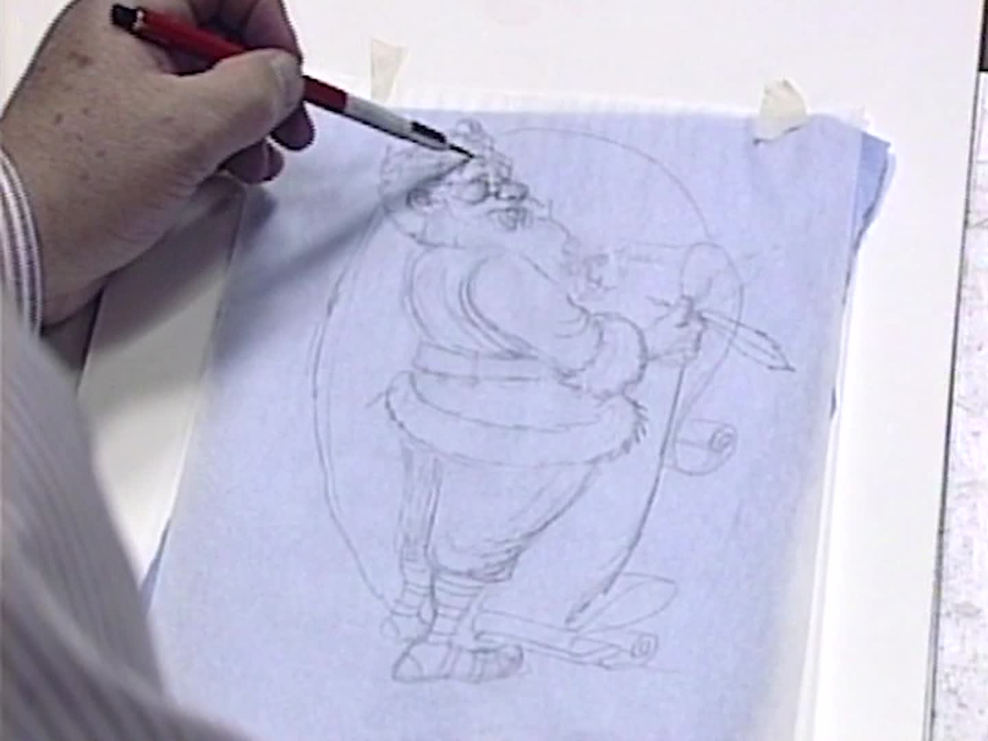 Drawing with Dave - Santa