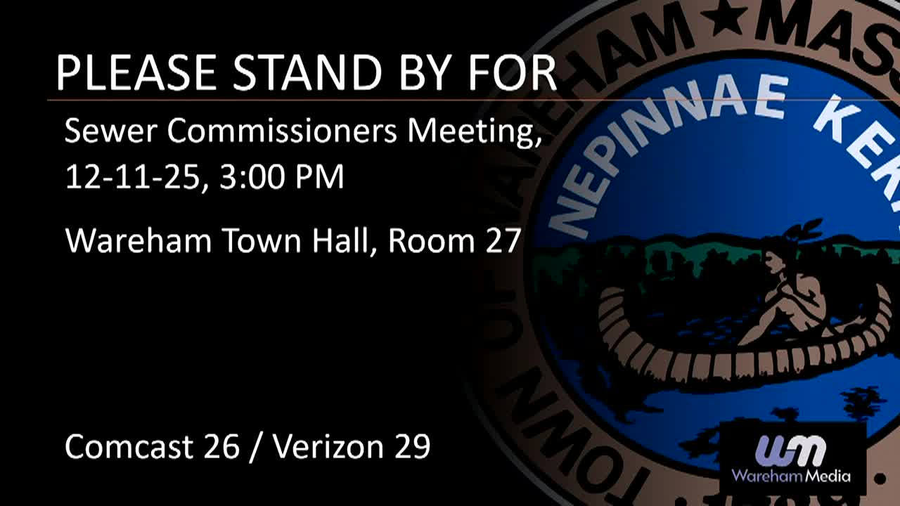 Sewer Commissioners 12-11-25