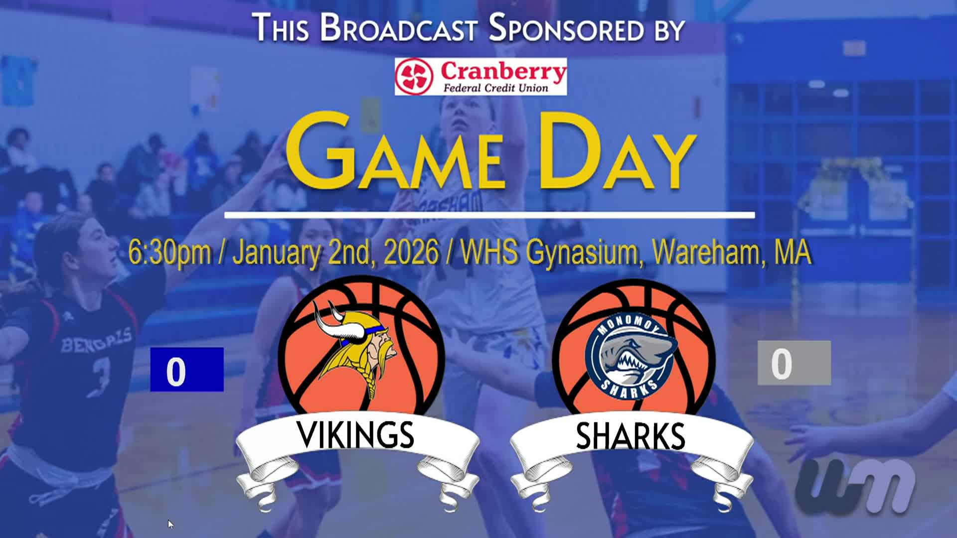 WHS Girls Varsity Basketball - Vikings vs Sharks 1-2-26