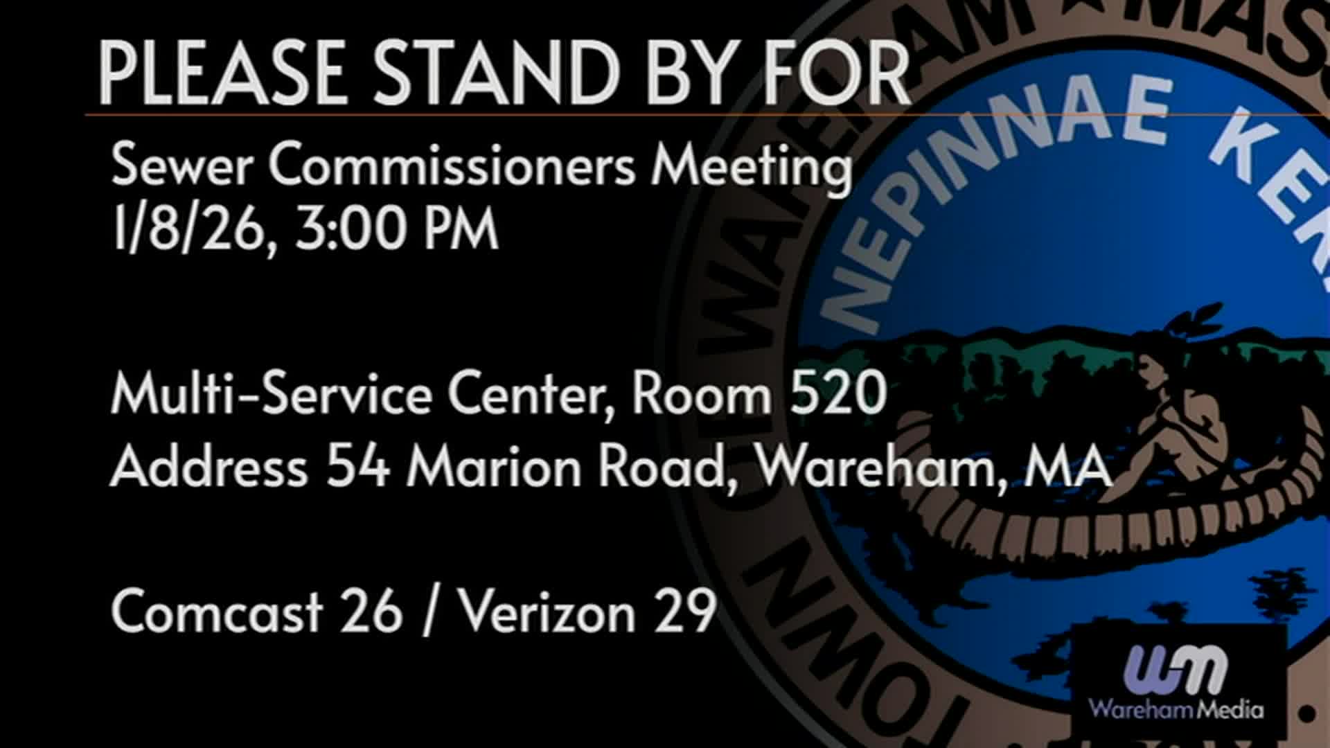 Sewer Commissioners 1-8-26