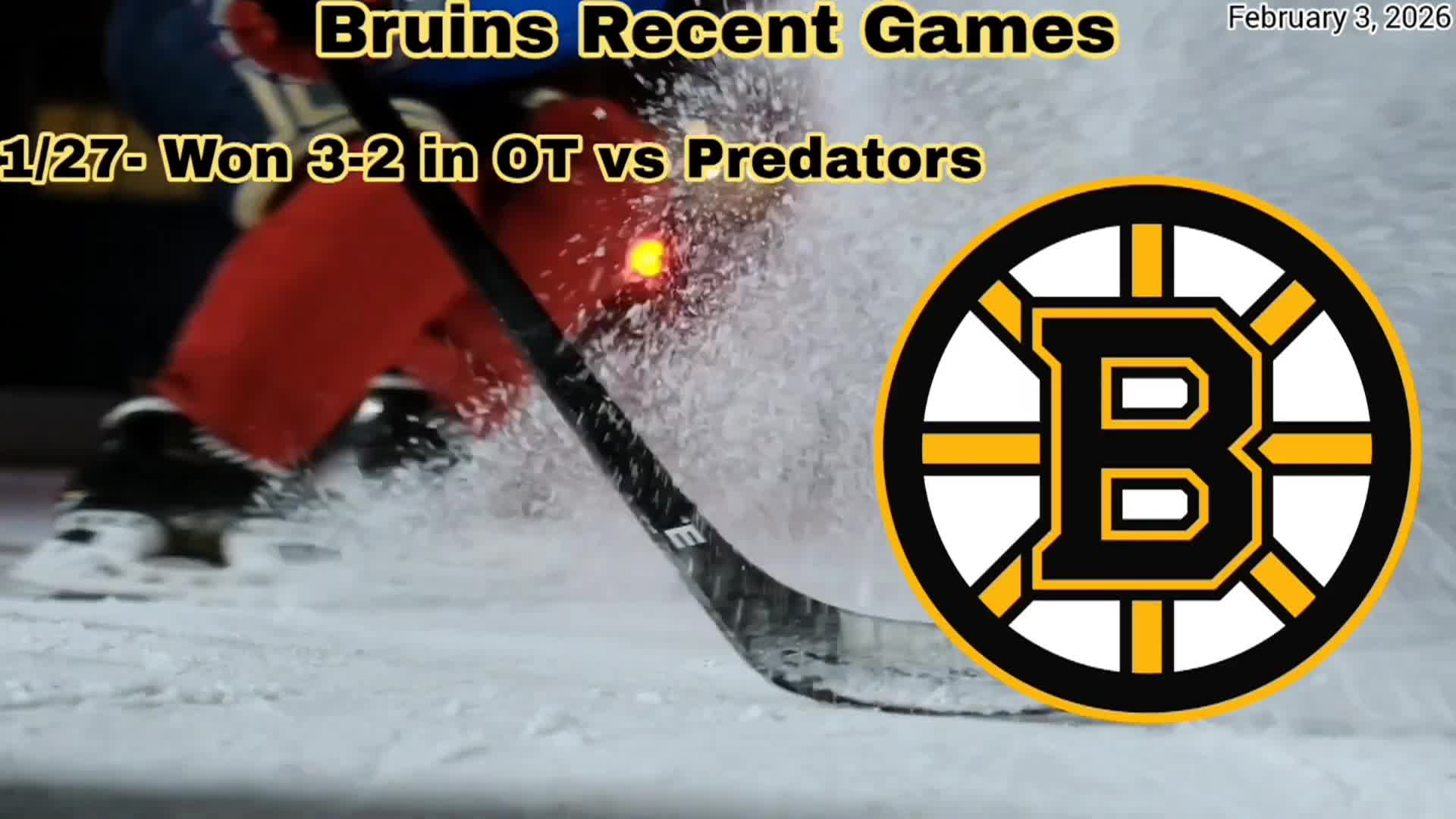 Boston's Banter 2-3-26