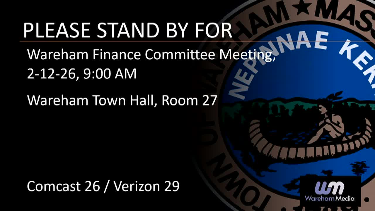 Finance Committee LIVE