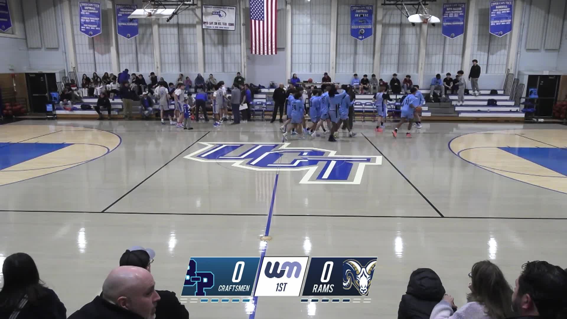 UCT Boys Varsity Basketball vs Bristol Plymouth 1-15-26