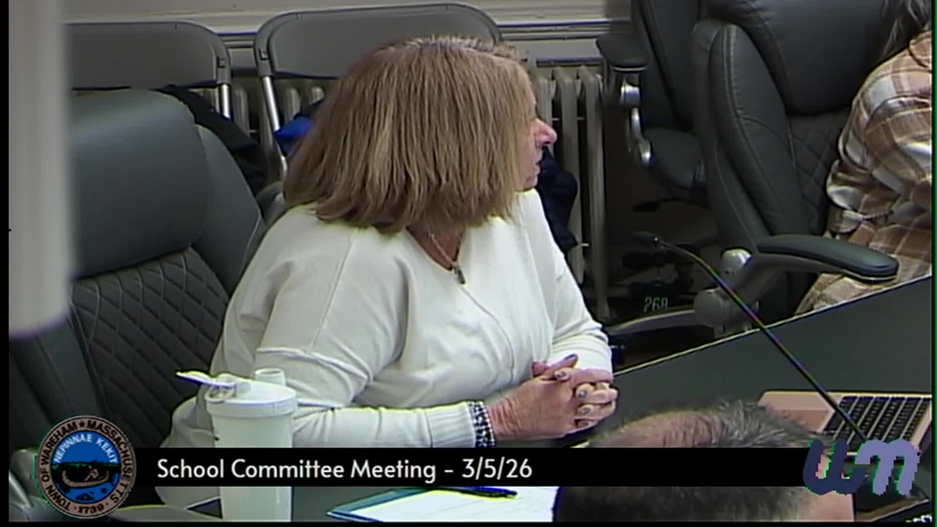 Wareham School Committee Meeting 3-5-26