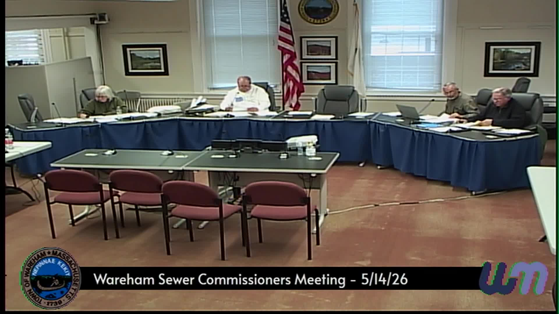 Thumbnail image for Wareham Sewer Commissioners Meeting 5-14-26