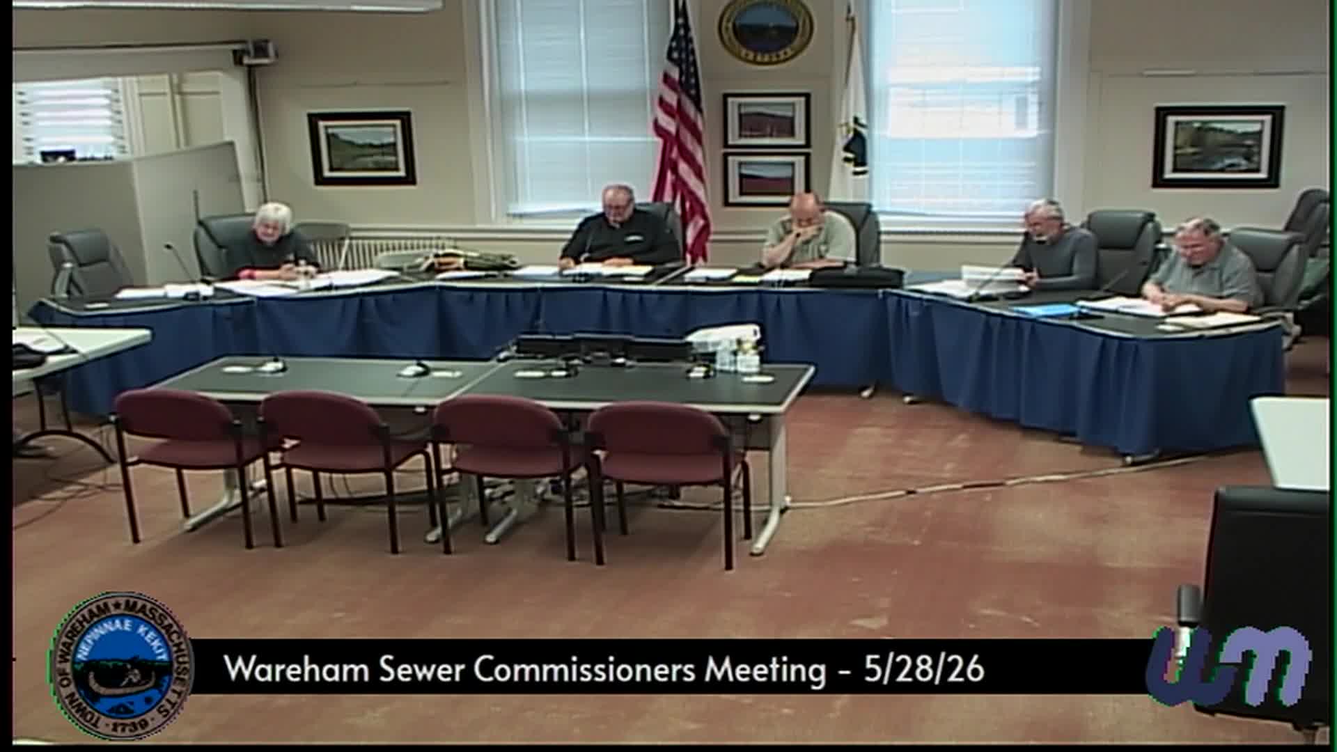 Thumbnail image for Wareham Sewer Commissioners Meeting 5-28-26