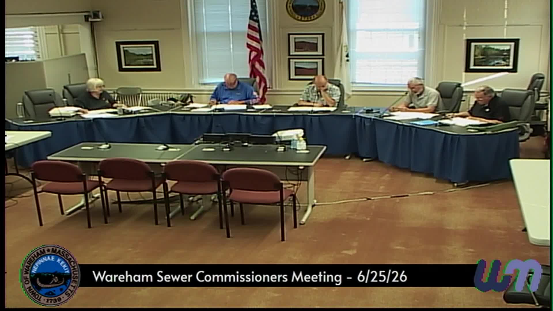 Thumbnail image for Wareham Sewer Commissioners Meeting 6-25-26