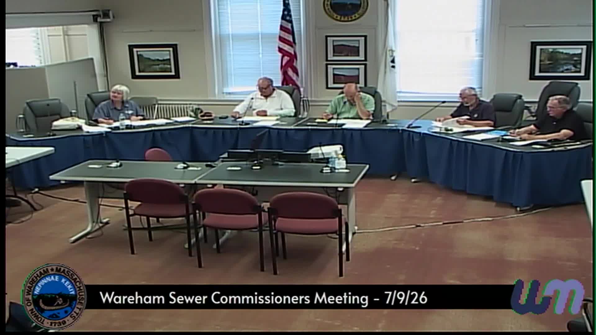 Thumbnail image for Wareham Sewer Commissioners Meeting 7-9-26