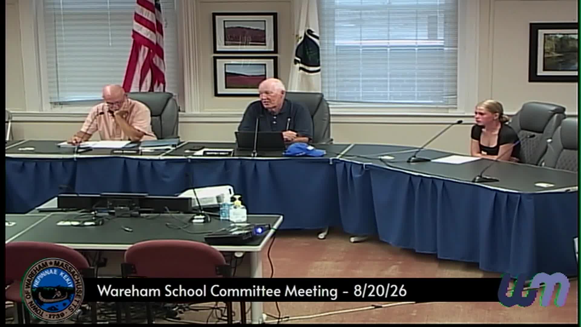 Thumbnail image for Wareham School Committee Meeting 8-20-26